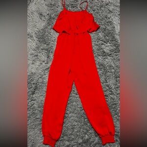 Bebe jumper jogger style pantsuit small NEW